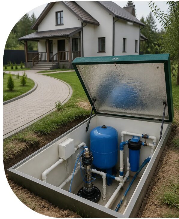 Автономное водоснабжение дома в Светлограде от 152370 р. | АПаруса-Свт