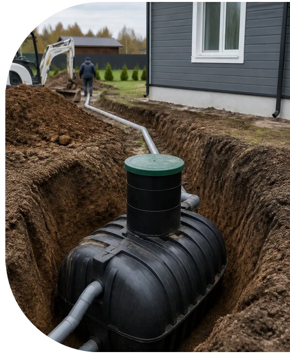 Септик с установкой под ключ в Светлограде от 152370 р. | АПаруса-Свт